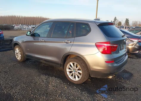 2015 BMW X3 xDrive28I из США, поврежденный, VIN 5UXWX9C59F0D56071